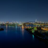 なみはや大橋からの夜景