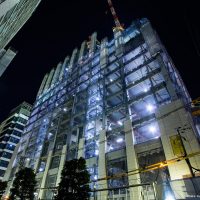 三菱東京UFJ銀行大阪ビル建替えの様子
