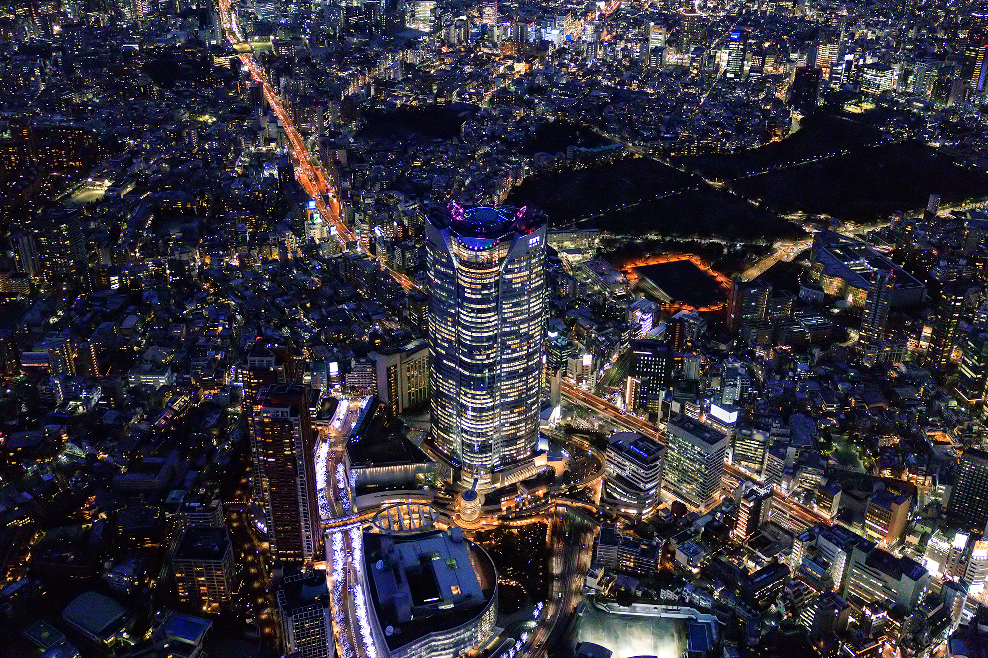 東京空撮夜景 Sidentity ストラクチャー的風景